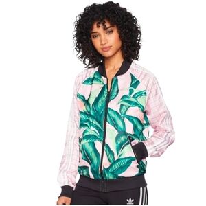 Adidas Originals x FARM Rio Firebird Track Jacket | Tropical Palm Grid